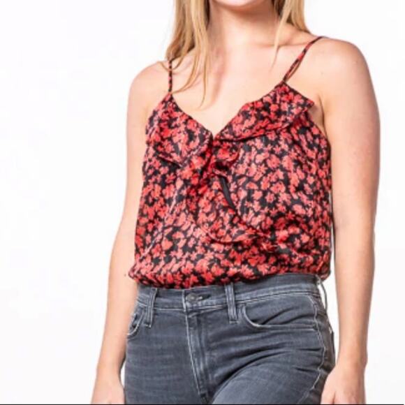 Lush Ruffle Cami Bodysuit - Picture 4 of 9